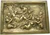отливка Бахус, художественное литье, размер 16,5х12см, материал латунь, изобразительное искусство